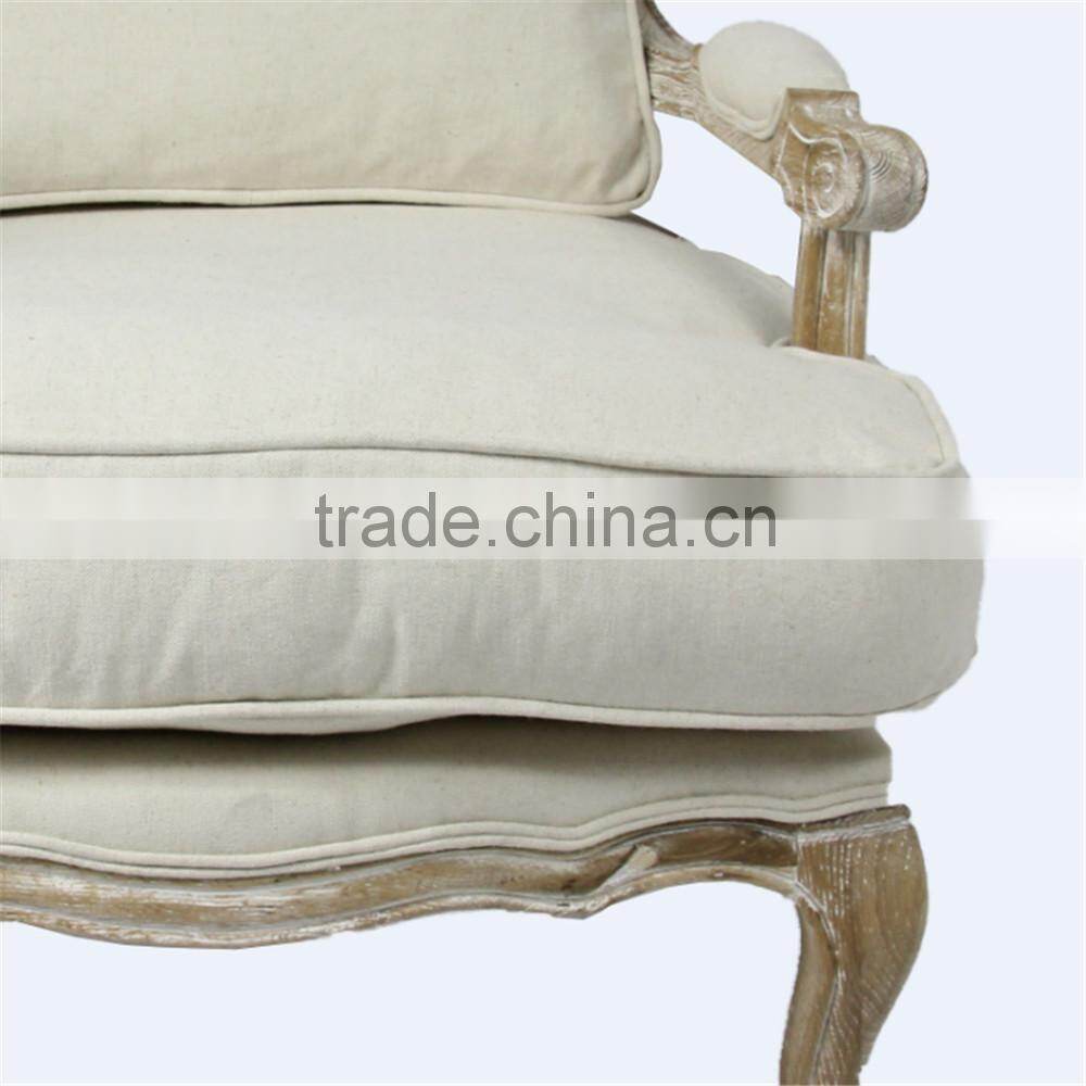 Louis XVI style reproduction,Vintage French Camelback Fabric Armchair,Wood Upholstery Chair,reading room folding chair