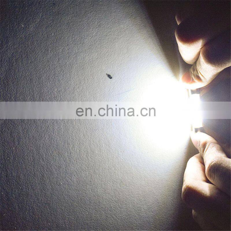 50pcs/lot Car LED Bulbs 31mm 36mm 39mm 41mm COB DC12V Interior Lamp Interior Reading Lights Plate lamps Bulb