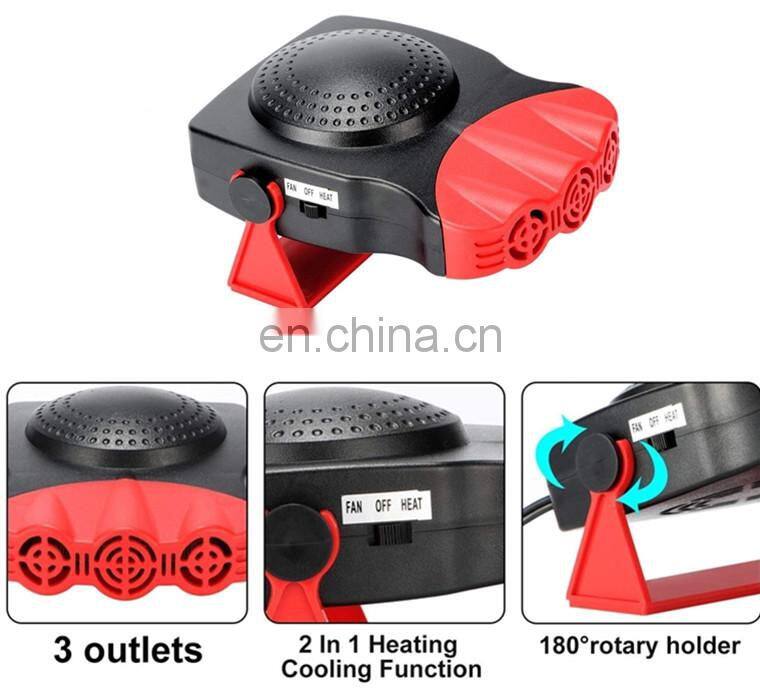 Hot Sale 150W Portable Mini Electric Car Heater Fan Auto Heater Fan