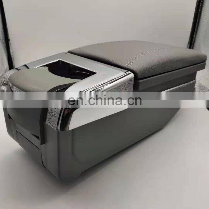Hot selling auto parts, portable armrest auto molding center console black gray beige durable car armrest