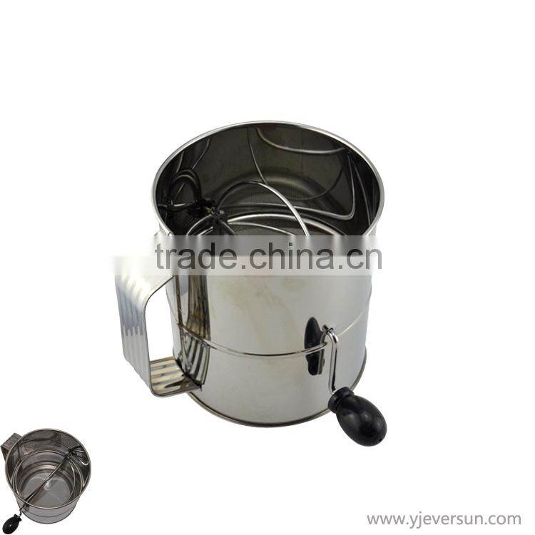 Private labeling elegant and graceful flour sifter