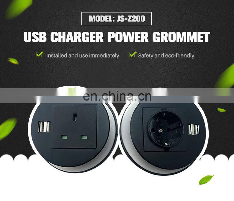 110v Office Desk Power Usb Electrical Outlet grommet socket