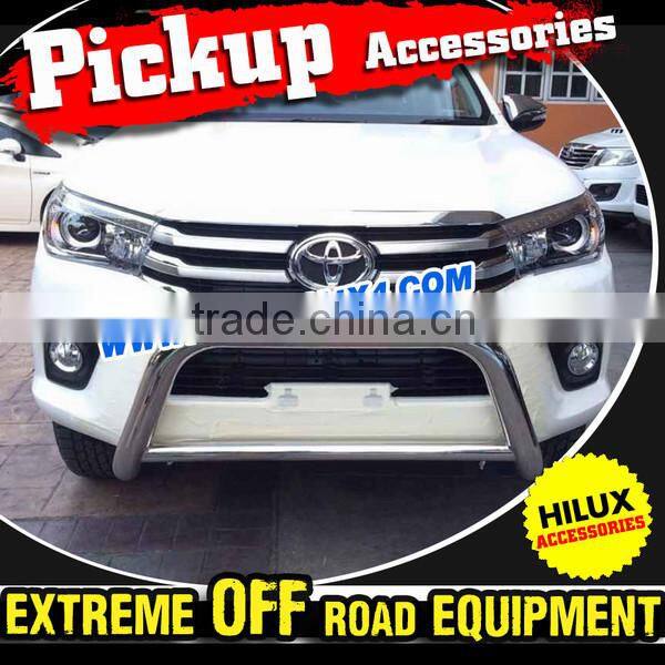Black Powder Coated Steel Tow Bar For 2015 Toyota Hilux Revo