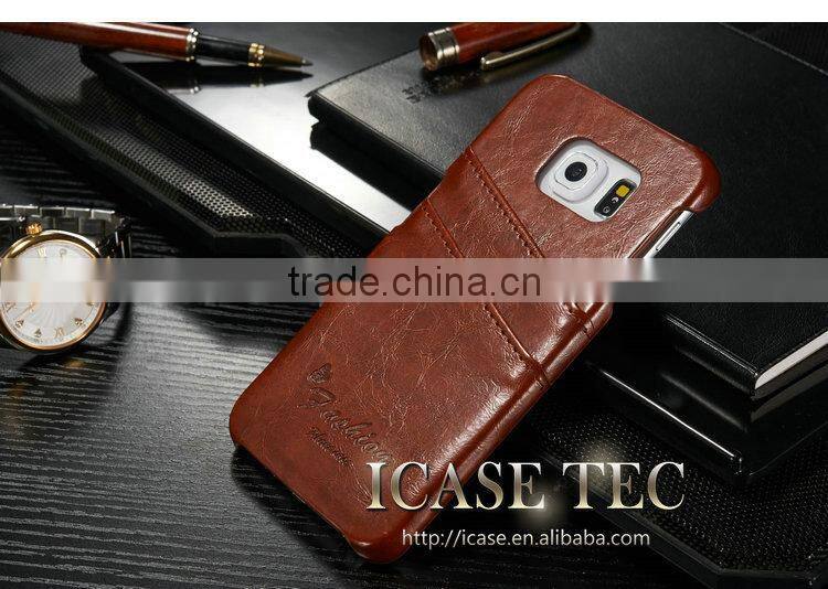 Best Quality PU Leather Case for S6 edge Cover, for Samsung S6 edge Phone Case