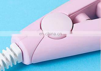 Portable mini hair straightener and wireless flat iron rechargeable cordless hair straightener