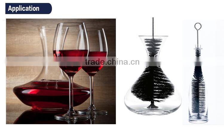 20" with tip-tufted U-Shaped brush