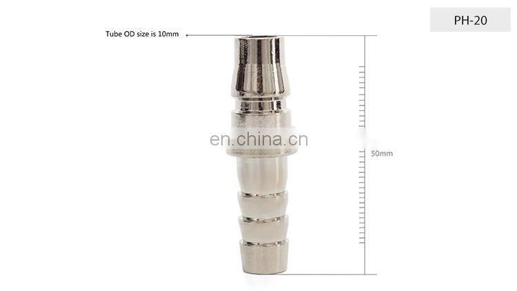 SNS C Series model PH zinc alloy quick pneumatic air coupler straight fitting