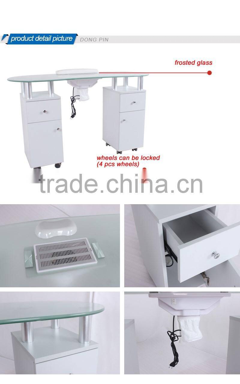 hot sell beauty salon manicure table with dust collector