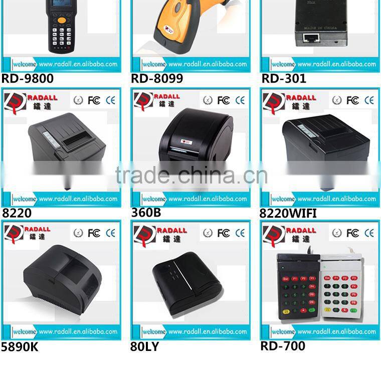 RD - 100 wired 1d Handheld code 39 factory direct sale barcode scanner for supermarket and warehouse inventory code pos system