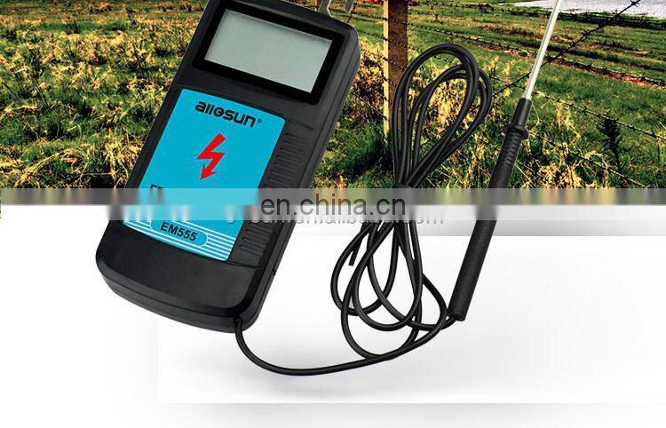 All-sun EM555 Fence tester Electric fence voltage tester 0.03W fence controllers measurement 300V to 9900V pulse voltage