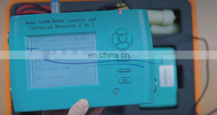 Wall Scanner Ferro Scanner Pacometer Steel Bar Detector digital rebar corrosion detector