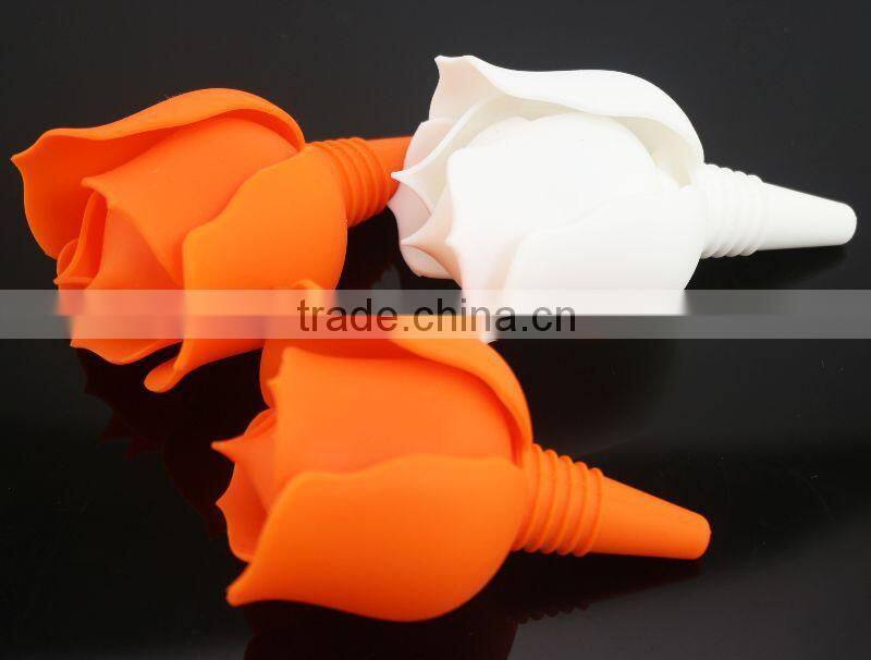 lovely Rose shaped airtight wine bottle stoppers