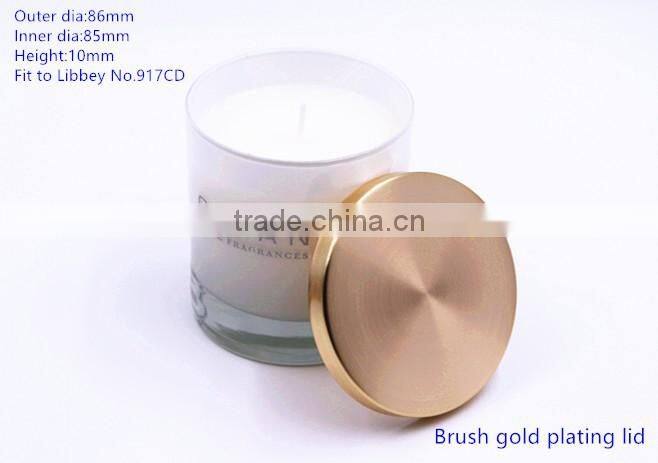 86mm Black nickle plating candle lid