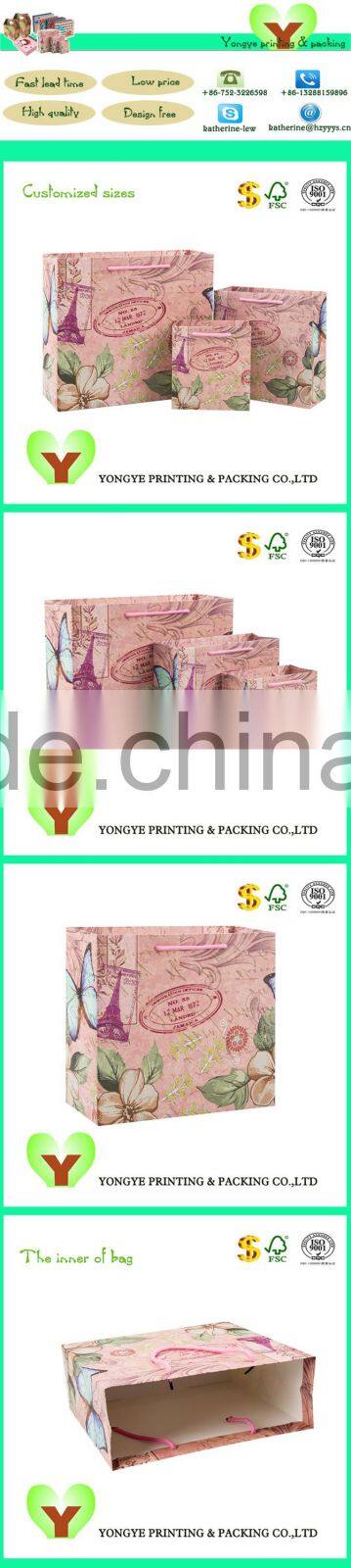 Best Design Washable Kraft Paper Bag For Shopping Promotion