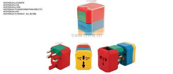 Bottom price best sell world multi socket plug adaptor