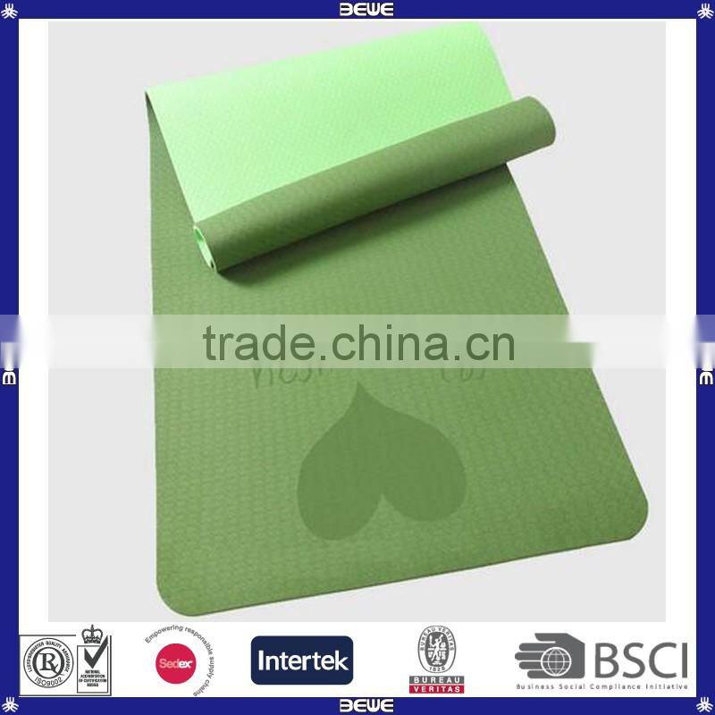 Colorful Printed 10mm Thicken OEM Mat For Yoga Customized