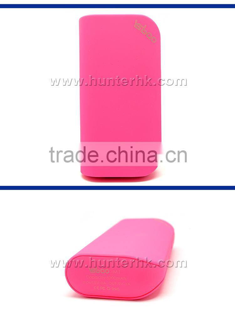 Bright Color Single USB 5200MAH Ysbao Power Bank