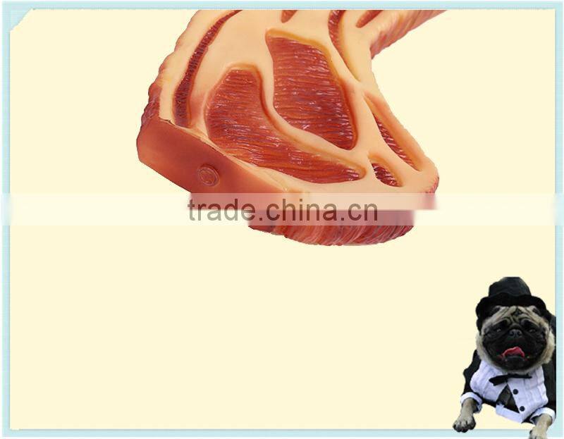 The simulation meat piece of pet toys wholesale