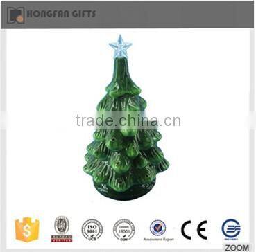 new style colorful ceramic christmas tree with light