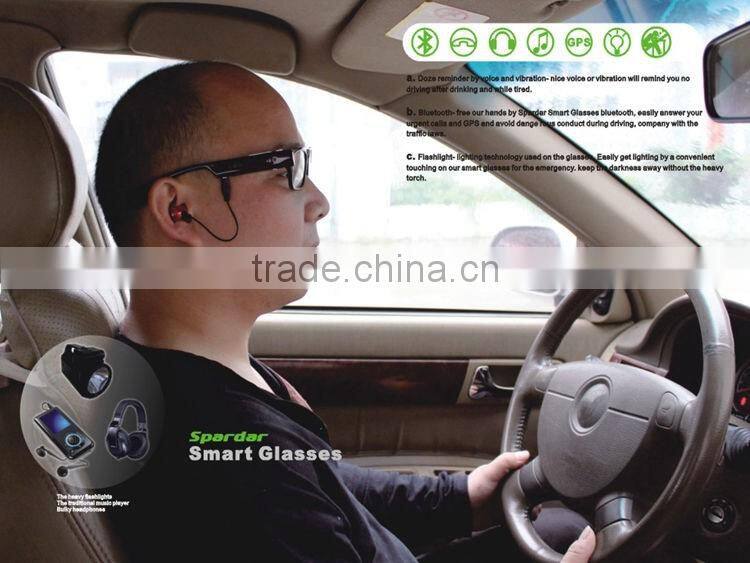 Driving Sun Glasses Recorder HD Camera Bluetooth Glasses