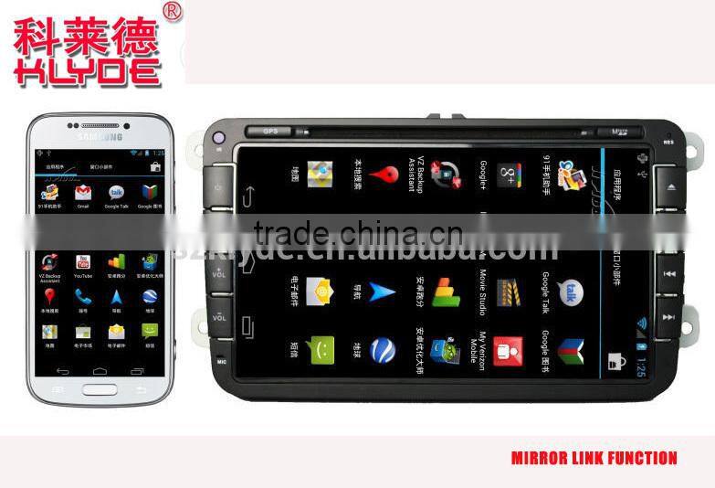 2015 new special quad core Android4.4 touch screen mirror link double din car dvd player for M4
