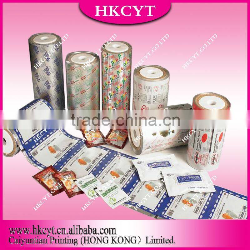 Colorful Packaging Foil Roll Film/High quality packaging film