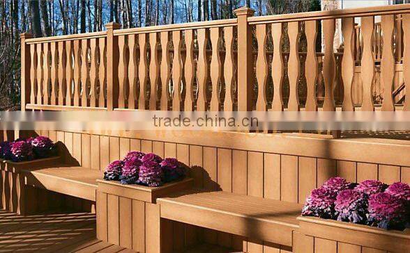 Waterproof Pvc Outdoor Balustrade Uesd Garden Balustrade