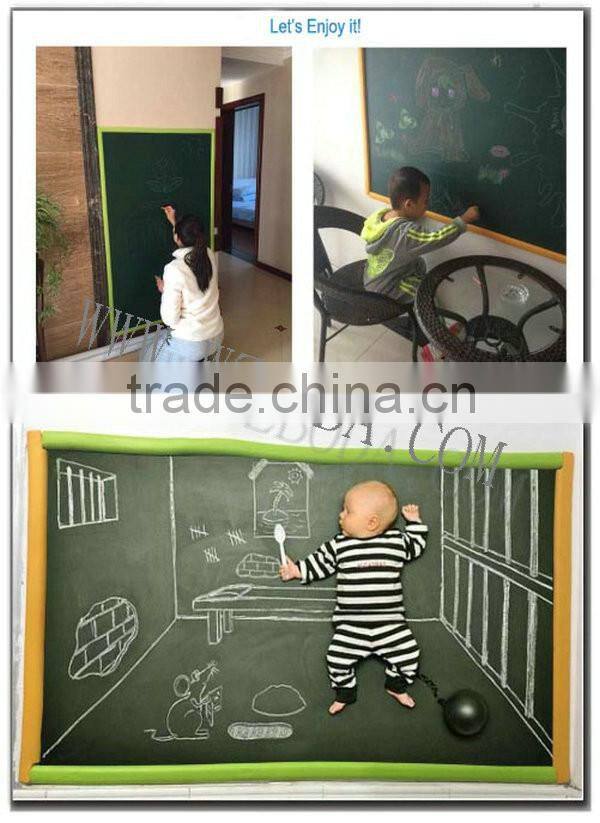 popular WHITE COLOR green blackboard wall sticker with best price