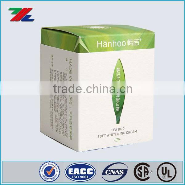 paper material cardboard box for face cream packing, cosmetic packing