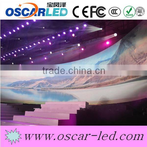 durable goods P10 full color outdoor rgb led display screen Brand new led display video/graphics 160x160 curve led display