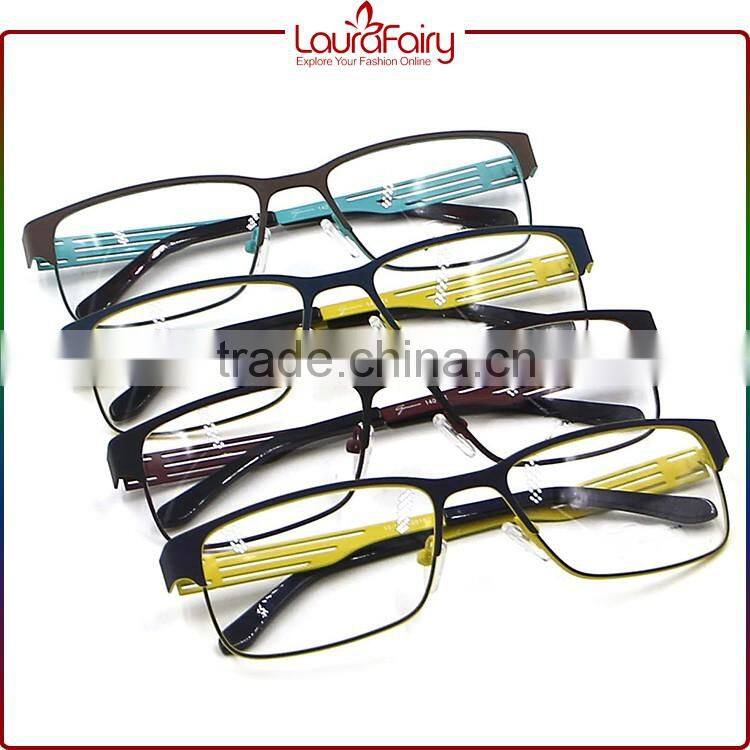 Laura Fairy High Quality Latest Fashion Young Colorful Metal Eyeglasses Optical Frame