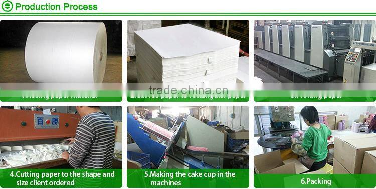 Square Tulip wholesale custom printed paper cupcake liners