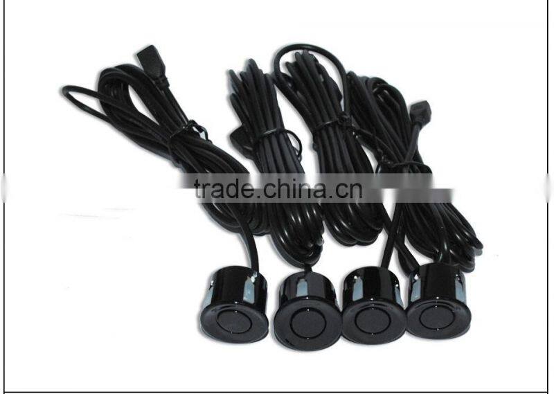 rear view mirror parking sensor with 4.3 inch bibi alarm human voice parking senosr