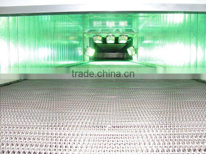 Automatic plastic painting line/UV spray paint production line/UV spray painting conveyor line for can&caps