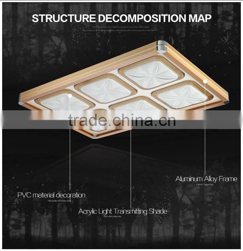 2016 high quality ceiling light 750X750mm 5years gurantee 60W
