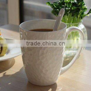 350ml 2012 new design good looking ceramic coffee cup with beautiful logo