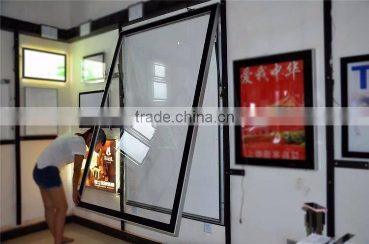 Edgelight AF50 aluminum high quality frameless textile LED light box which made in Shanghai