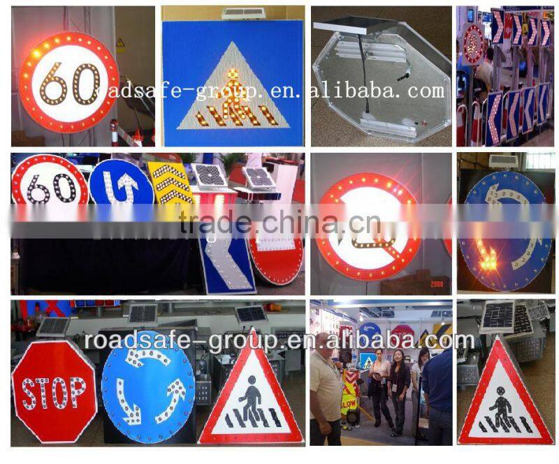Traffic road high reflective Solar Traffic Sign for speed limit