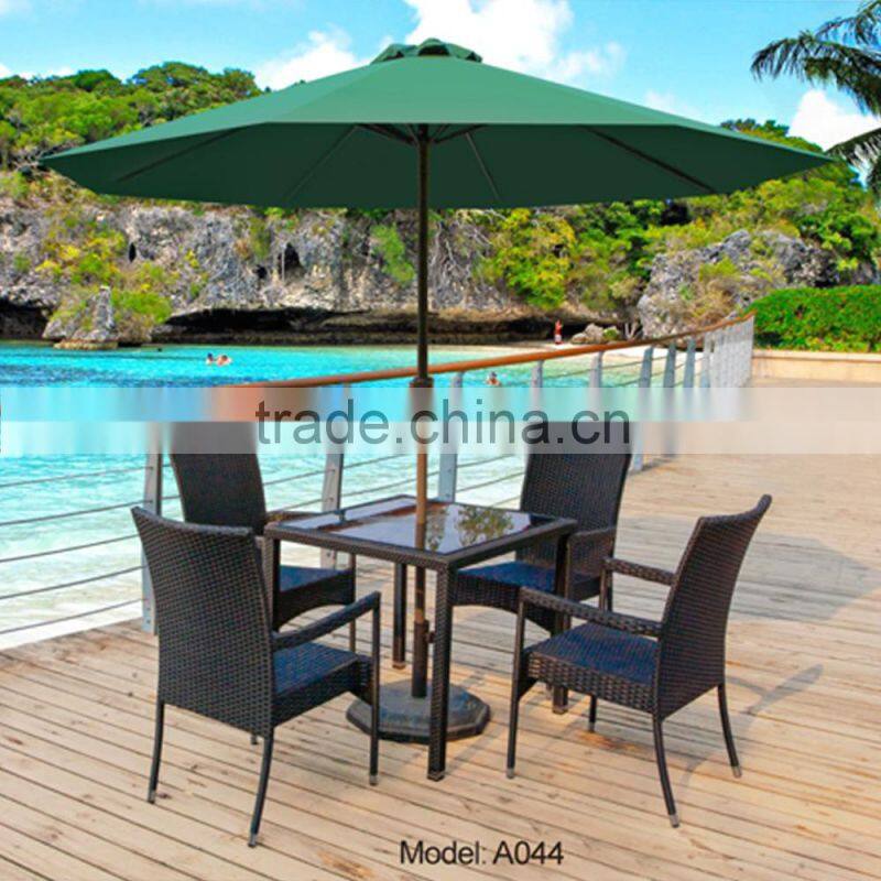 Large Windproof Green Red Beige Round Square Bali Tilt Mechanism Customized Outdoor Patio Garden Beach Umbrella with Marble Base