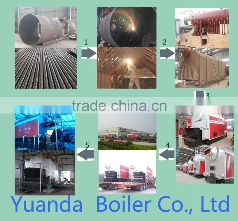 Industrial dzl series automatic chain grate coal fired hot wataer boiler for hotel and bathhouse