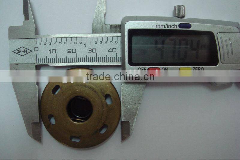 47mm big big rim metal sew press stud button for coat