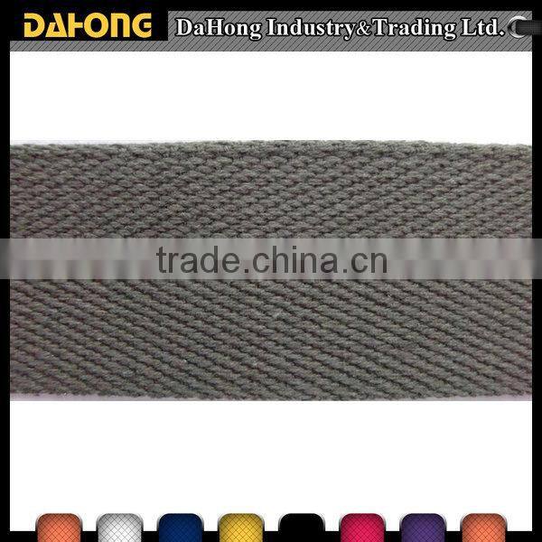 52mm wide chevron organic woven cotton belt webbing for safety-belt