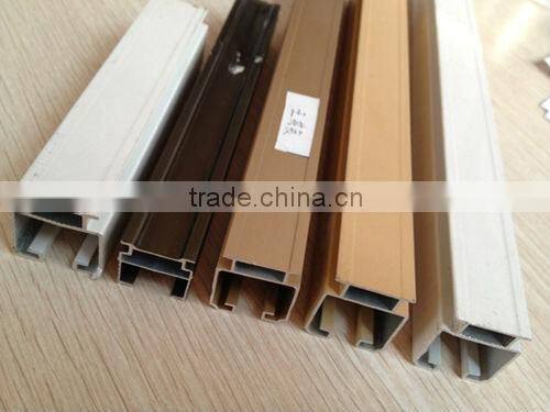 Aluminum alloy profile of sliding curtain track