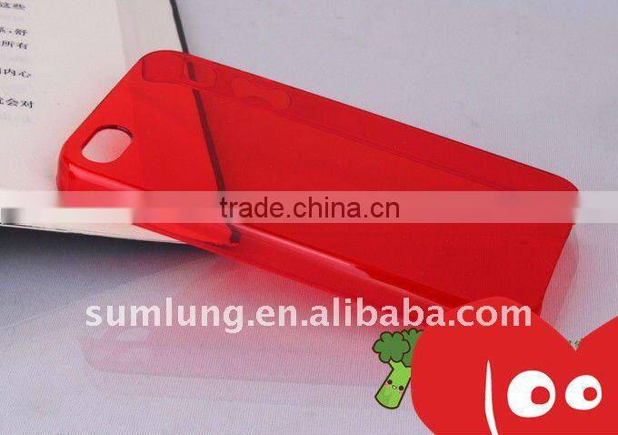 Transparent Cover for iPhone 4 Clear sublimation cover case