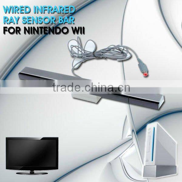 factory price ! Wired Remote Ray Sensor Bar Infrared Inductor For Nintendo Wii