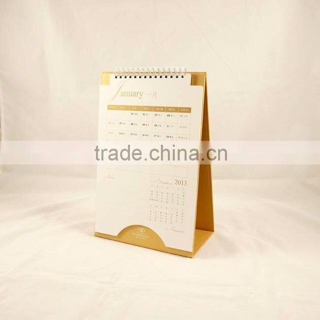 Hotels custom advertising desk calendar