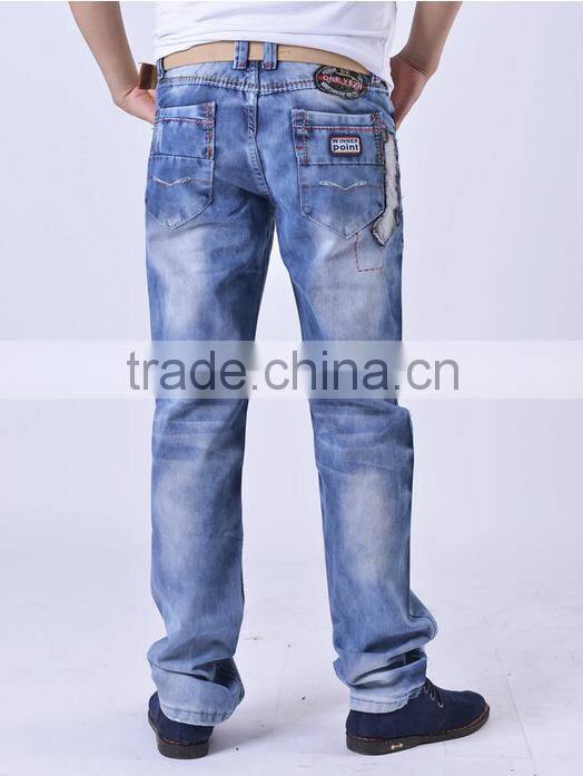 High Quality New Fashion Designer Jeans Men Distrressed Casual Denim Mens Jeans