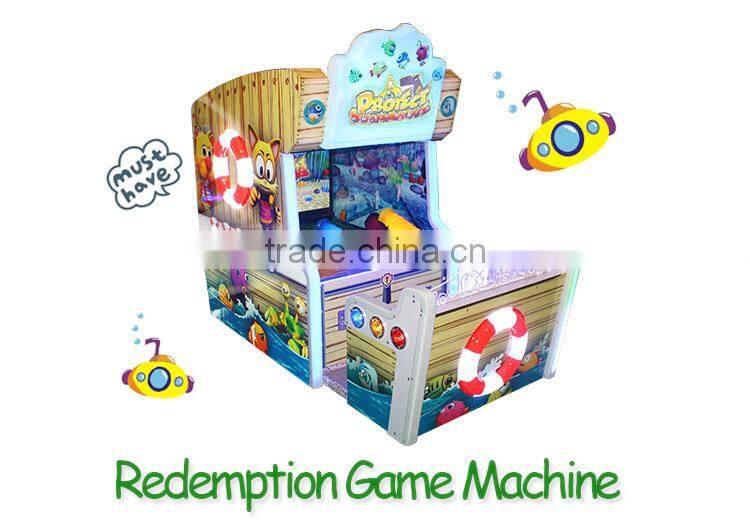 Amusement indoor children commercial arcade shooting fish game machine