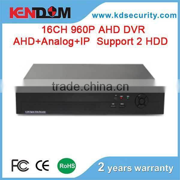 Professional 16CH AHD DVR IPC/Analog/AHD Camera Hybrid Standalone CCTV DVR 960P 16CH H.264 AHD DVR