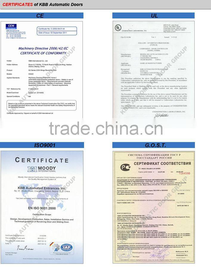 Automatic door opener, europe motor,sensor, radar, photocell, ISO9001, CE certificate